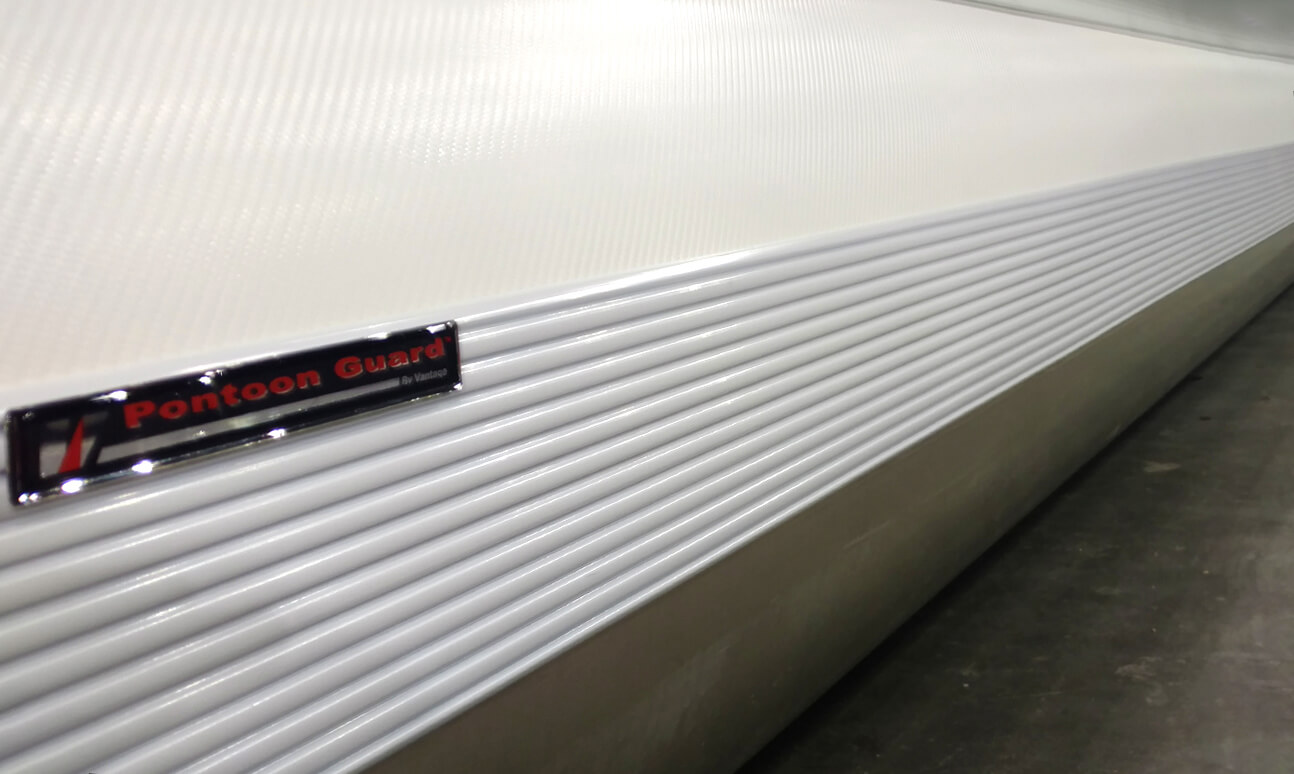 White Carbon Fiber Wrap/White Pontoon Guard